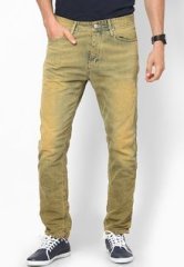 Jack & Jones Slim Fit Jeans Yellow Slim Fit Jeans men