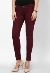 Jealous 21 Maroon Trousers women