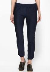 Kaxiaa Solid Blue Jegging women