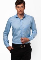 Knight N Gale Blue Formal Shirts men