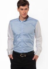 Knight N Gale Blue Party Wear Shirts men