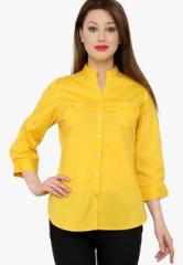 Lakshita Yellow Solid Tunic women