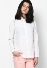 Lara Karen Lace Detail Workwear Shirt women