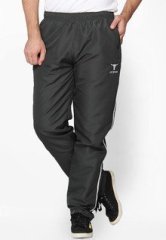 Le Bison Solid Grey Track Pant men