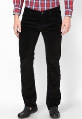 Lee Black Corduroy Trouser men