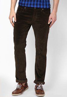 Lee Brown Corduroy Trouser men