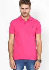 Lee Pink Polo T Shirt men