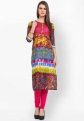 Lubaba Multi Color Printed Kurti women