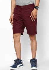 Manchester United Maroon Shorts men