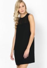 Mango Black Sleeveless Dress women