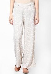 Marquee By Veromoda Beige Printed Pant women