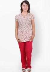 Mentor Pink Printed Loungewear women