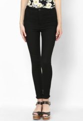 Miss Selfridge Black Super Highwaist Jeans women