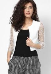 Miss Selfridge Lace Sleeve Jacket women