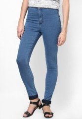 Miss Selfridge Woven Denim Cotton Womens Trouser women