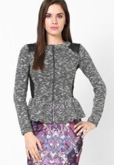 Miss Selfridge Zip Peplum Jacket women