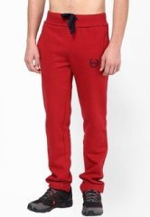 Mudo Solid Red Track Pant men