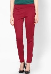 Mustard Red Leggings women