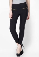 Mysin Black Solid Jegging women