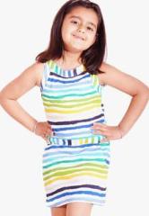 Naughty Ninos Multi Color Casual Dress girls