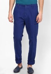 Nautica Dark Blue Casual Trouser men