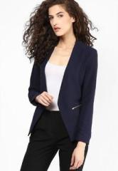 New Look Navy Blue Crepe Summer Jacket women