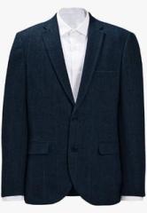 Next Blue Solid Blazer men