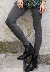 Next Charcoal Grey Grey Denim Utility Legging women