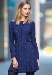 Next Cobalt Ladybird Print Dress women