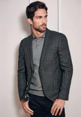 Next Grey Check Slim Fit Jacket men