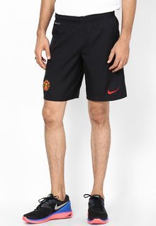 Nike Black Manu H/A Gk Stadium Shorts men