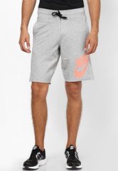 Nike Grey Aw77 Ft Alumni Shorts 26 men