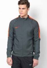 Nike Grey Squad Rev Sdln Woven Jacket men