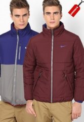 Nike Maroon Em Alliance Jacket Flip It men