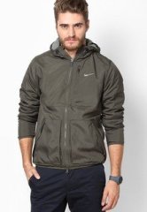 Nike Olive Em Alliance Jacket Fleece men