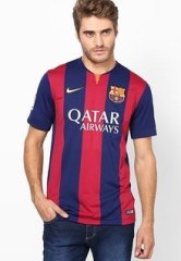 Nike Red Fcb Ss Home Stadium Jersey men