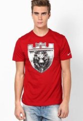 Nike Red Lebron Foundation Crest men