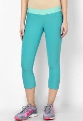 Nike Slim Fit Aqua Blue 3/4Th Paint women