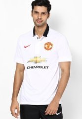 Nike White Manu Away Stadium Jersey men