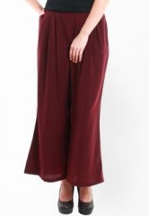 Nun Wine Solid Palazzo women