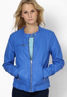 Only Blue Long Sleeve Jacket women