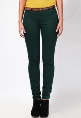 Only Green Ankle Length Jeggings women