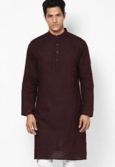 Parikrama Maroon Kurta men