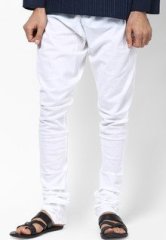 Parikrama Off White Colour Solid Churidar men