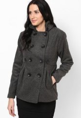 People Grey Full Sleeve Jacket women