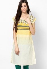 People Yellow Kurtis & Kurtas women