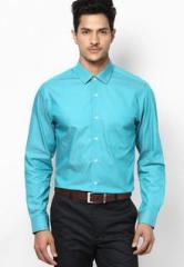 Peter England Green Full Sleeve Formal Shirt men