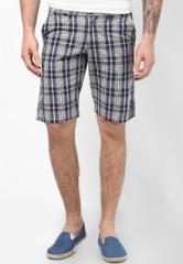 Phosphorus Blue Knee Length Shorts men