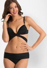 Prettysecrets Black Wrap Around Bikini Swimsuit women