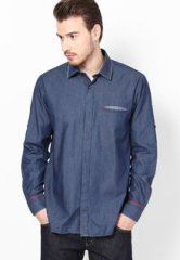 Raymond Blue Casual Shirt Contemporary Fit men